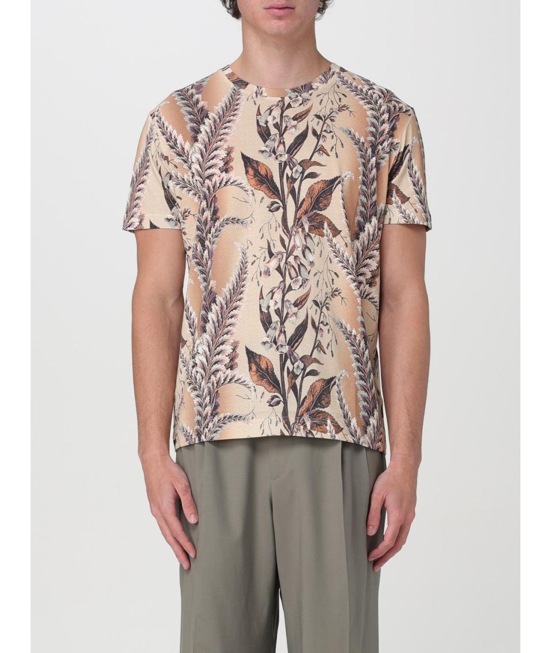 ETRO Бежевая хлопковая футболка, фото 2