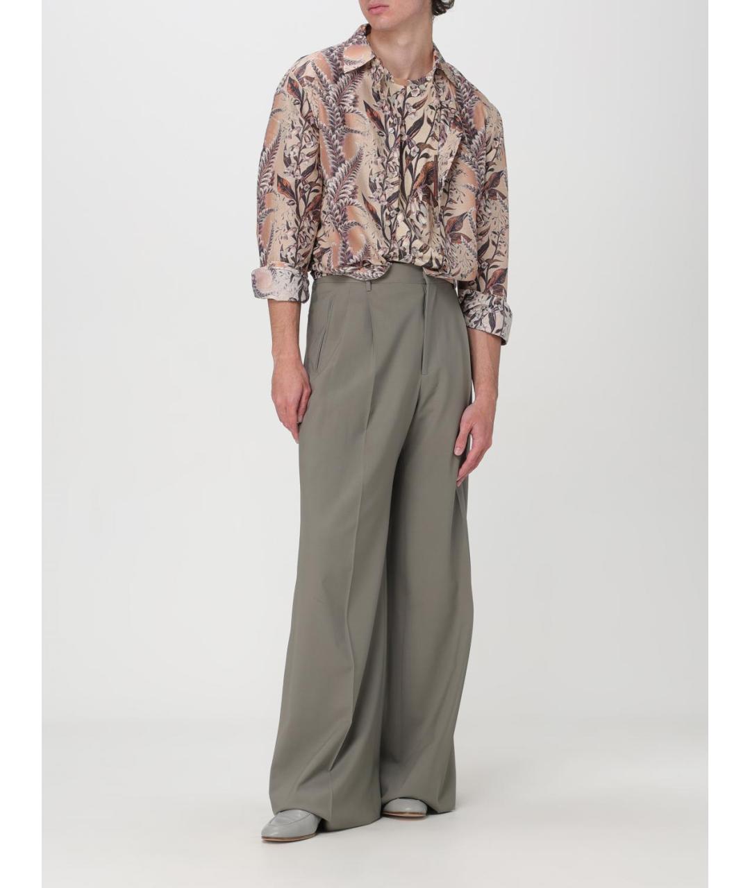 ETRO Бежевая хлопковая футболка, фото 3