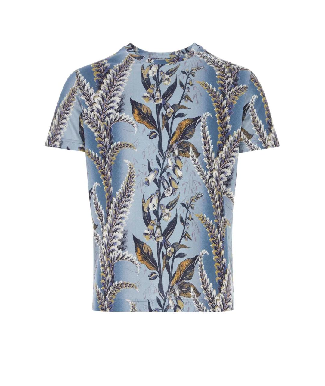 ETRO Синяя хлопковая футболка, фото 1