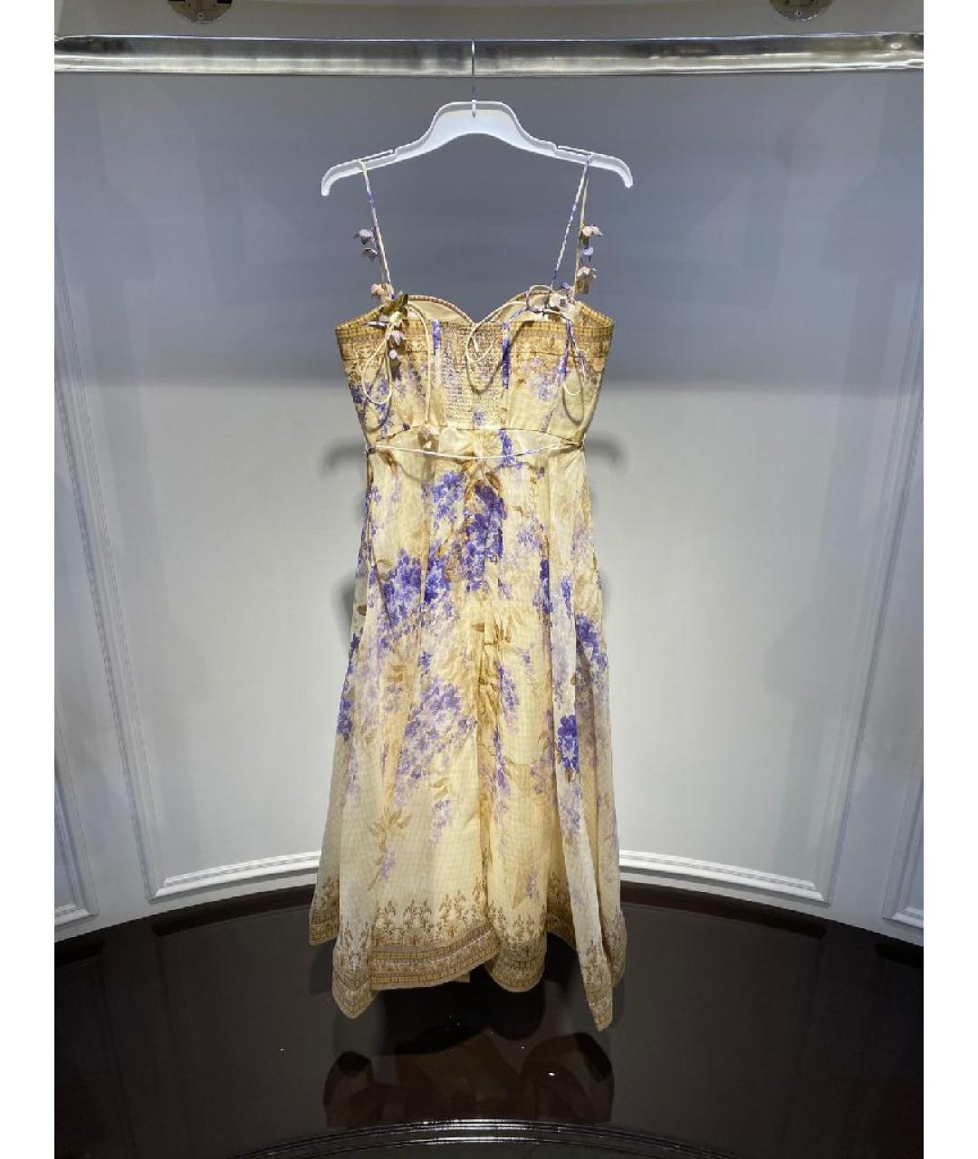 ZIMMERMANN Бежевое платье, фото 6