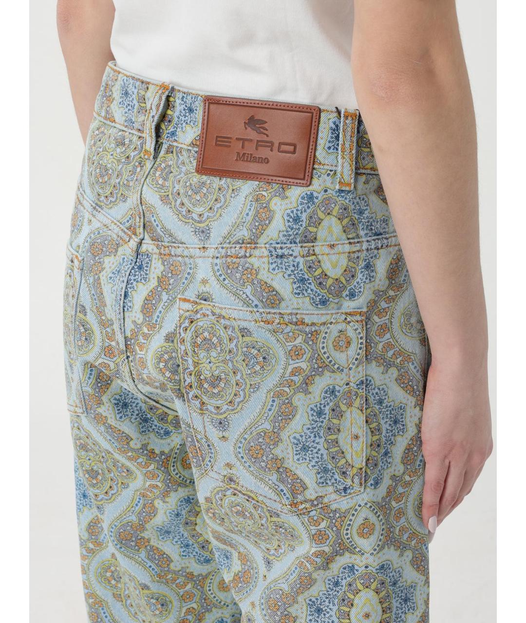 ETRO Мульти прямые джинсы, фото 6