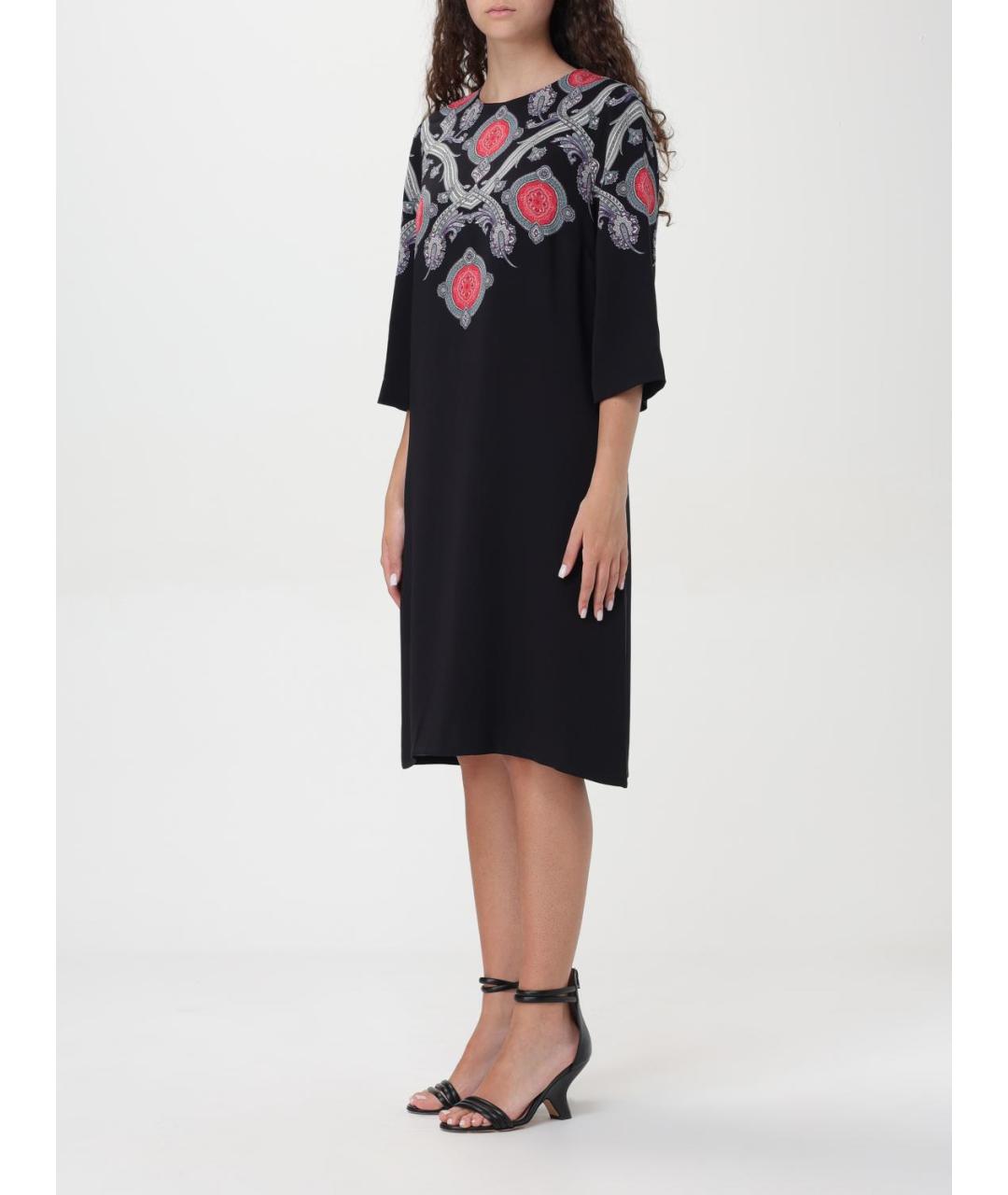 ETRO Черное повседневное платье, фото 4