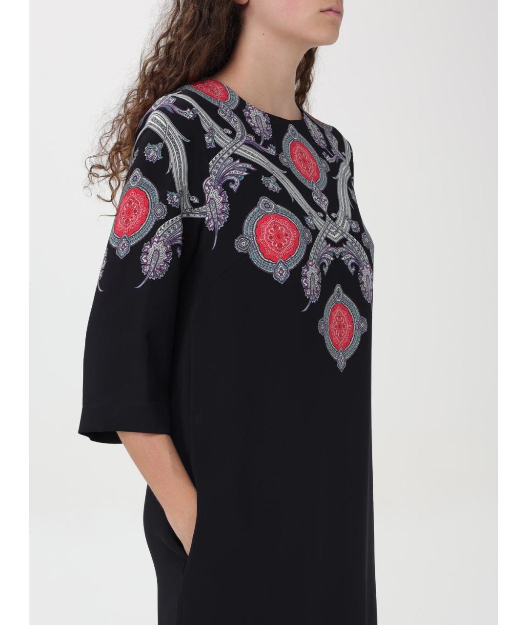 ETRO Черное повседневное платье, фото 5