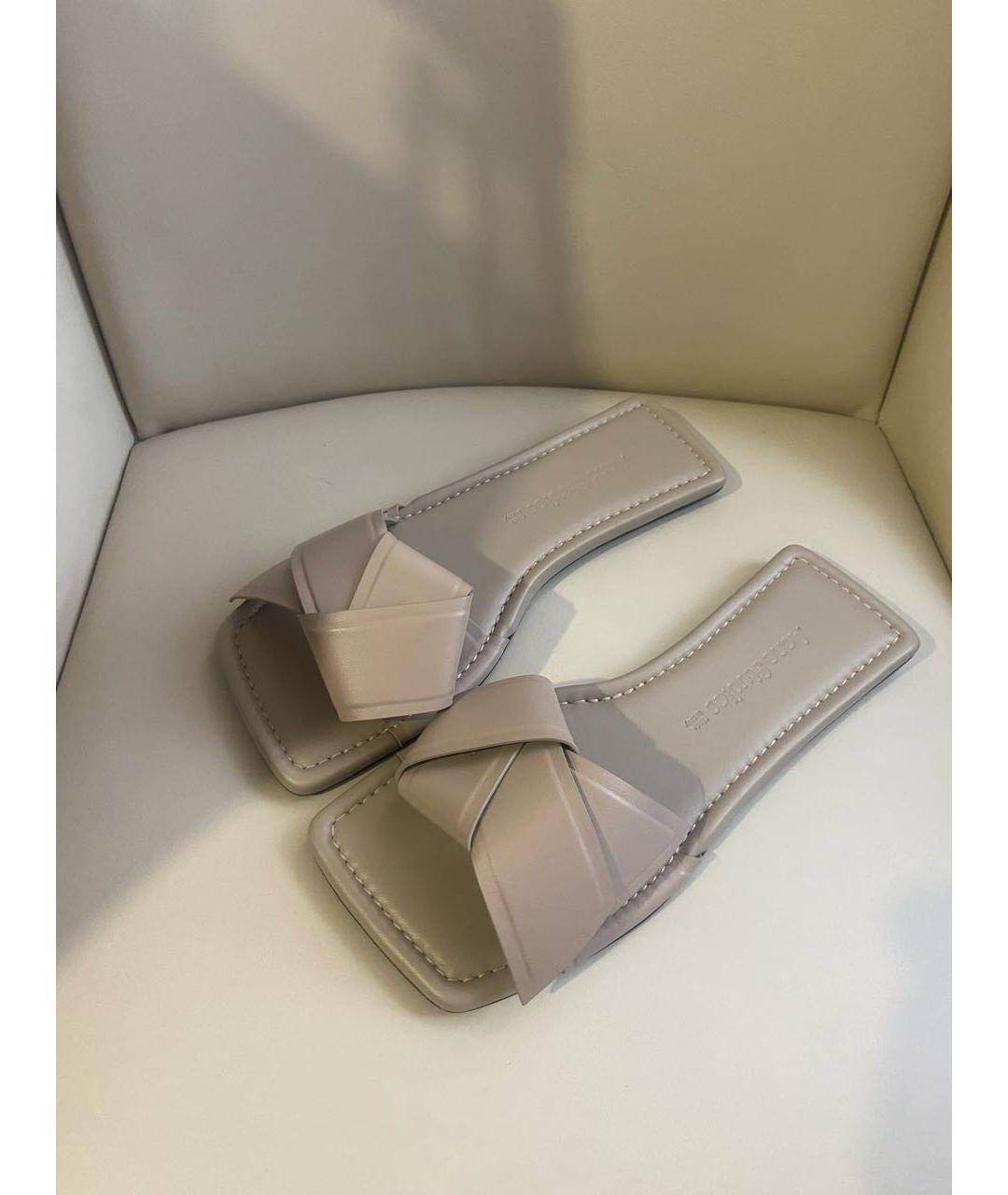 ACNE STUDIOS Кожаные шлепанцы, фото 2