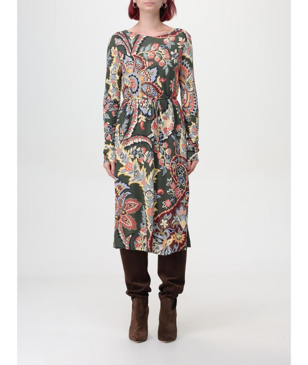 ETRO Мульти повседневное платье, фото 5