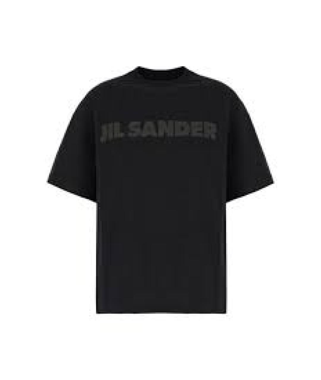 JIL SANDER Черная футболка, фото 1