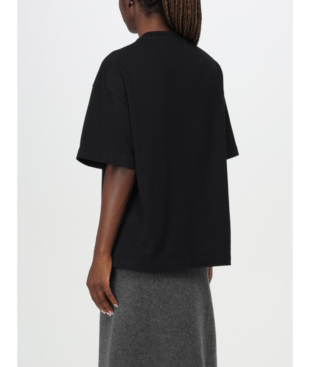 JIL SANDER Черная футболка, фото 4