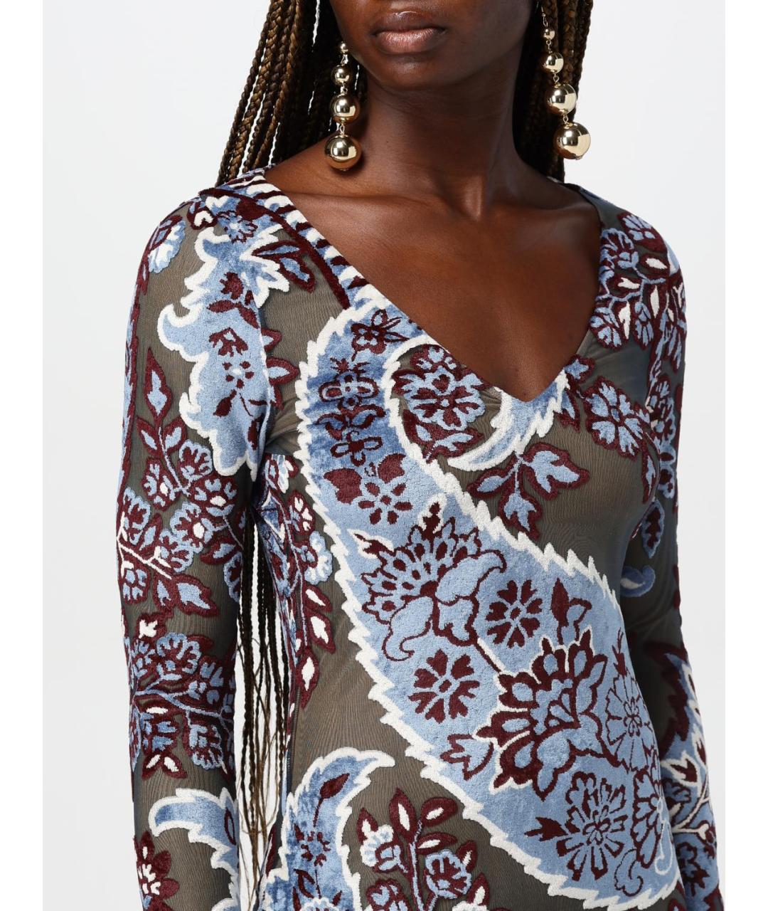 ETRO Мульти повседневное платье, фото 5
