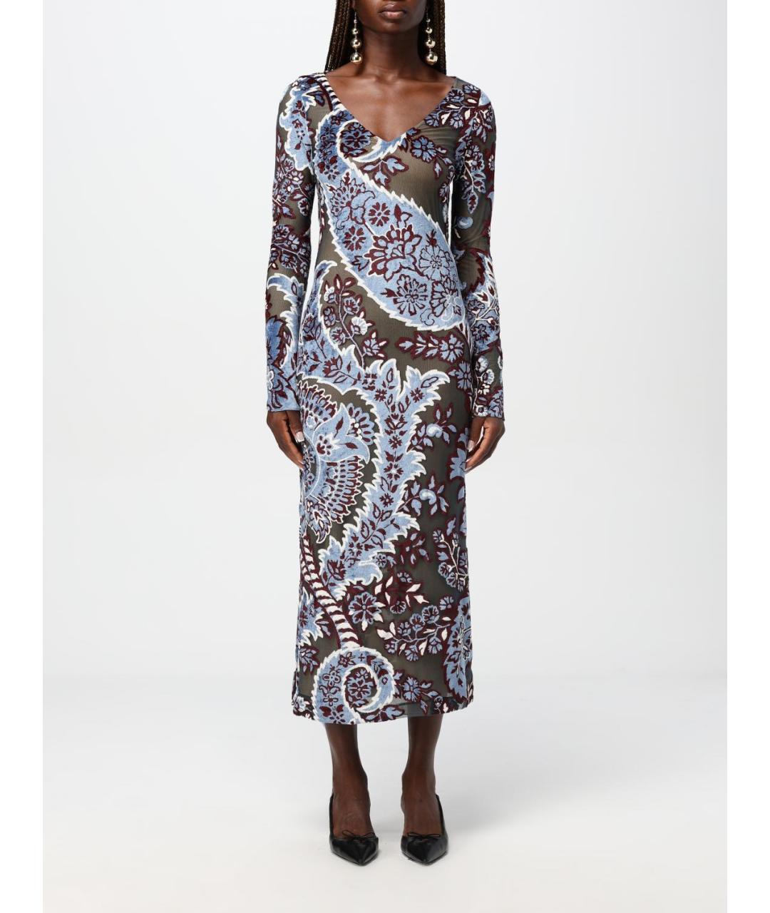 ETRO Мульти повседневное платье, фото 2