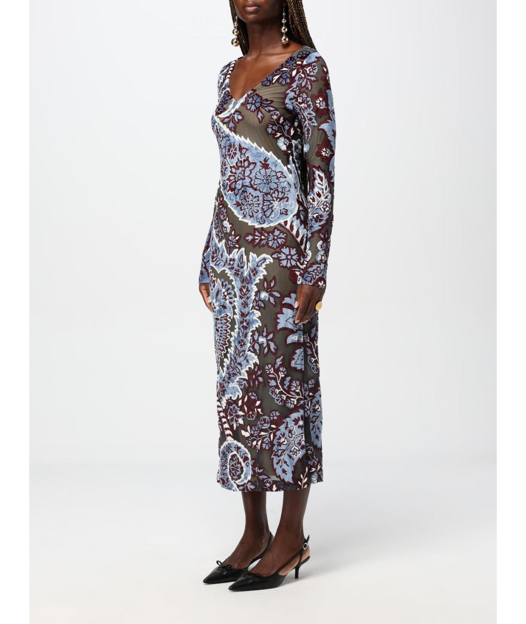 ETRO Мульти повседневное платье, фото 4