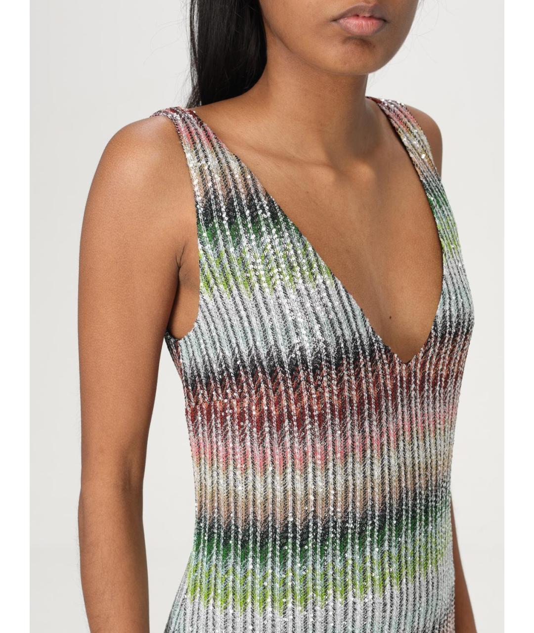 MISSONI Мульти коктейльное платье, фото 4