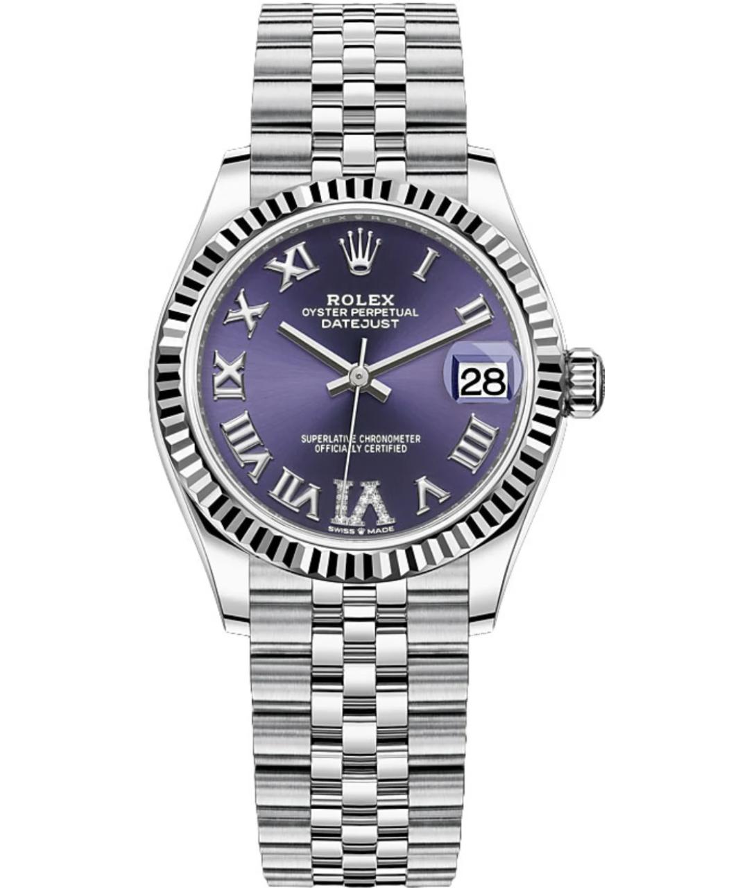 ROLEX Фиолетовые часы, фото 1
