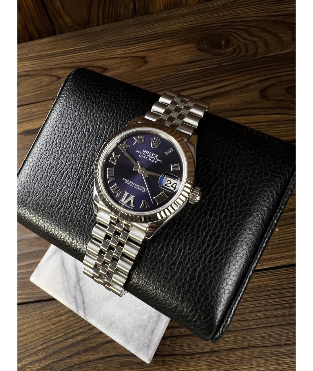 ROLEX Фиолетовые часы, фото 2