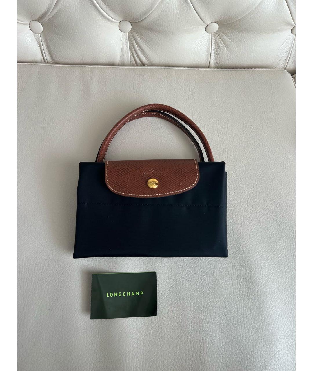 LONGCHAMP Черная синтетическая дорожная/спортивная сумка, фото 5