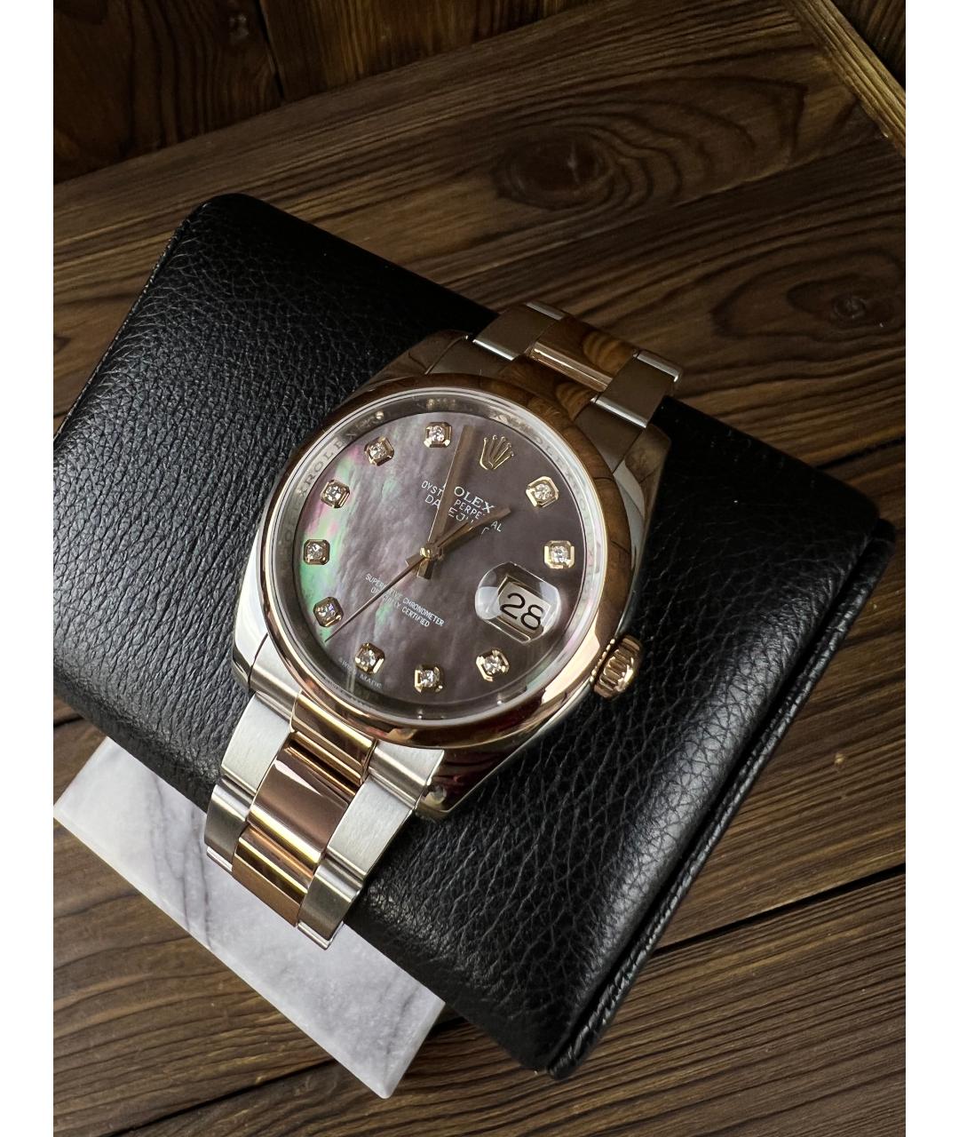 ROLEX Часы из розового золота, фото 2