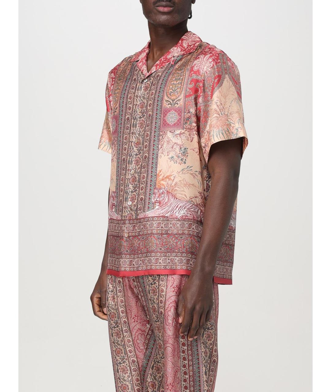 ETRO Мульти шелковая кэжуал рубашка, фото 5