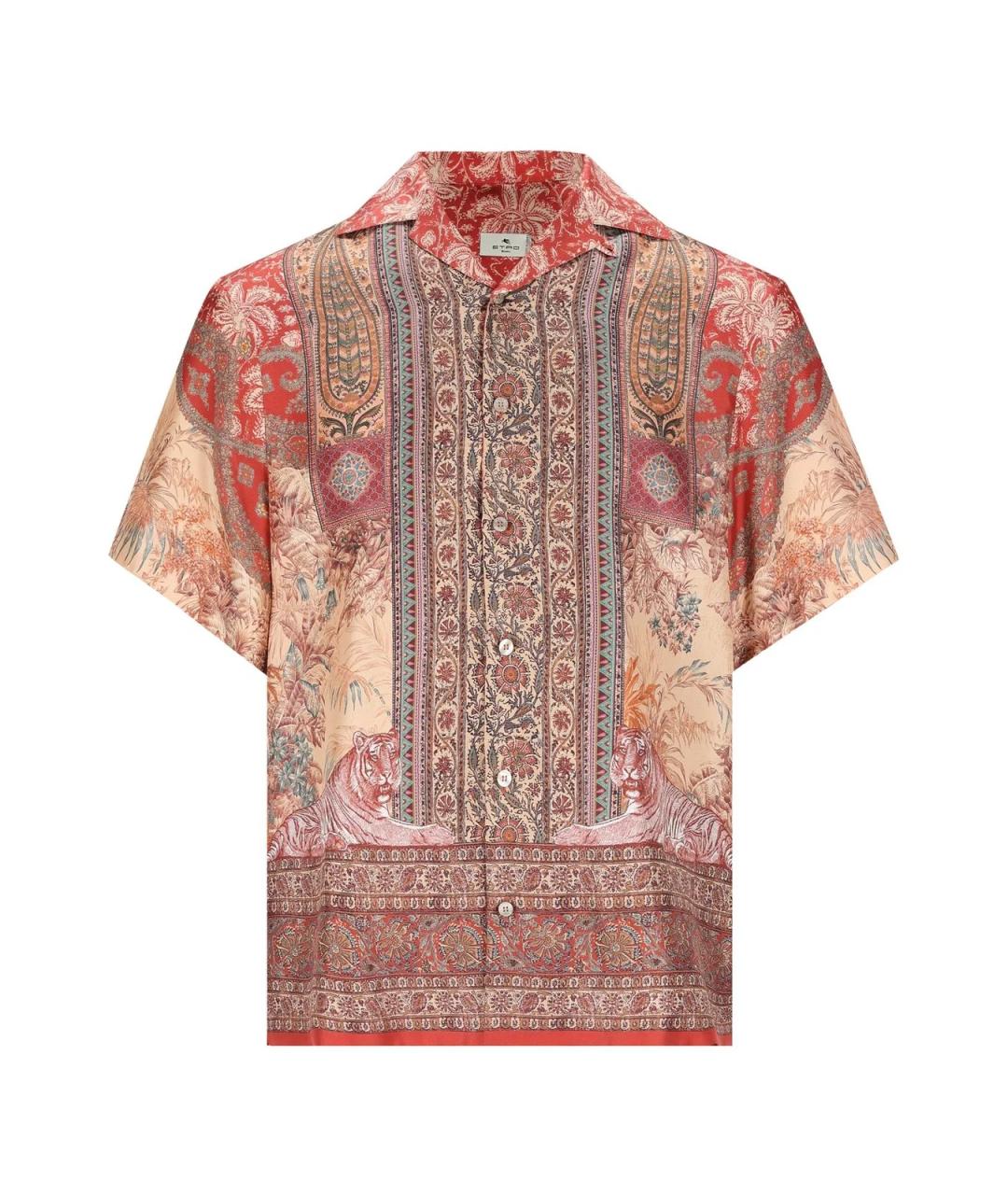 ETRO Мульти шелковая кэжуал рубашка, фото 1