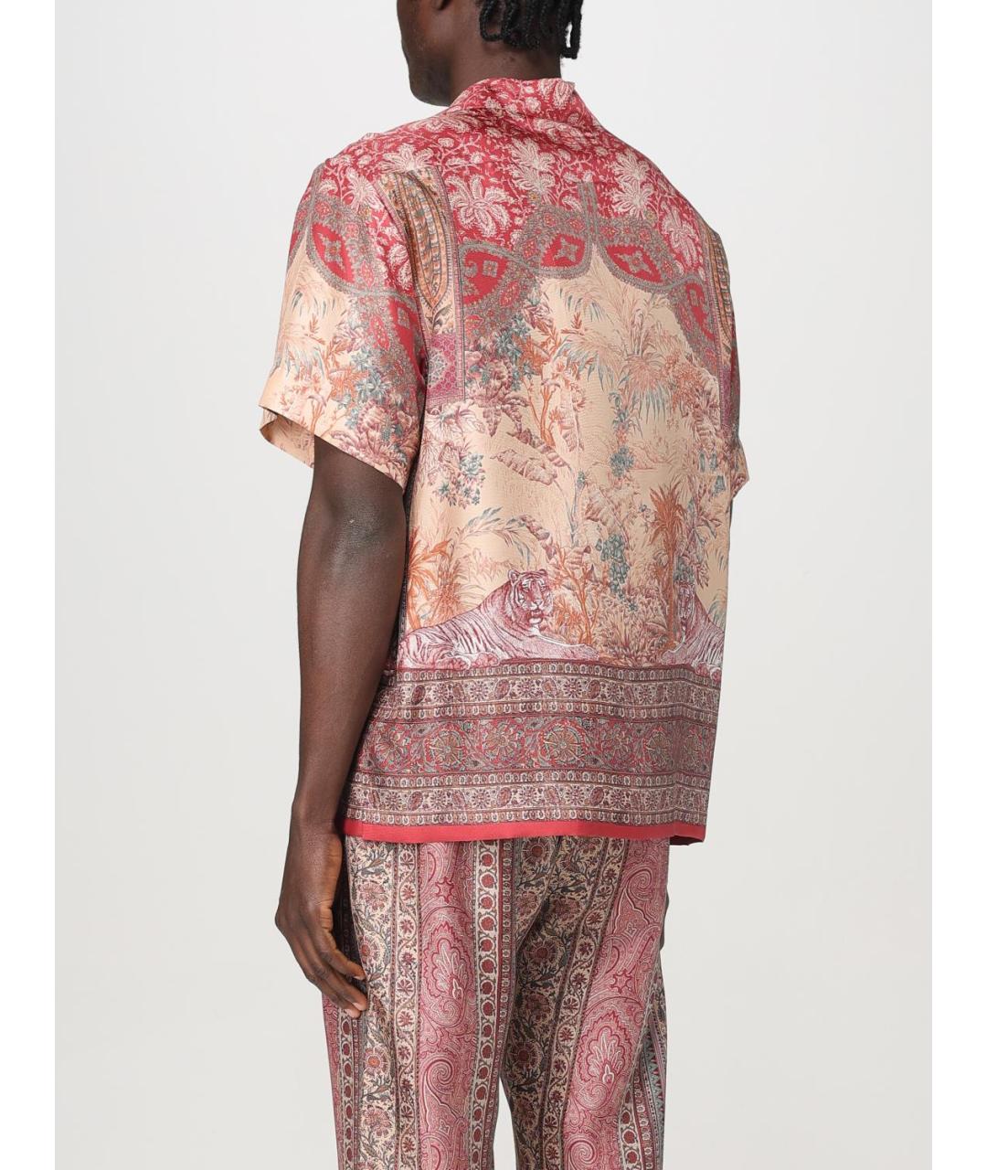 ETRO Мульти шелковая кэжуал рубашка, фото 4
