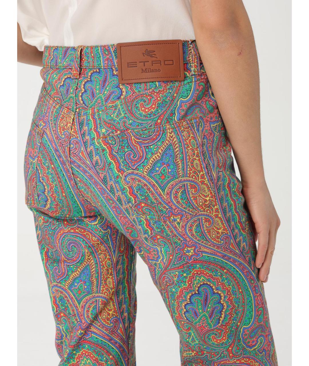 ETRO Мульти прямые джинсы, фото 6