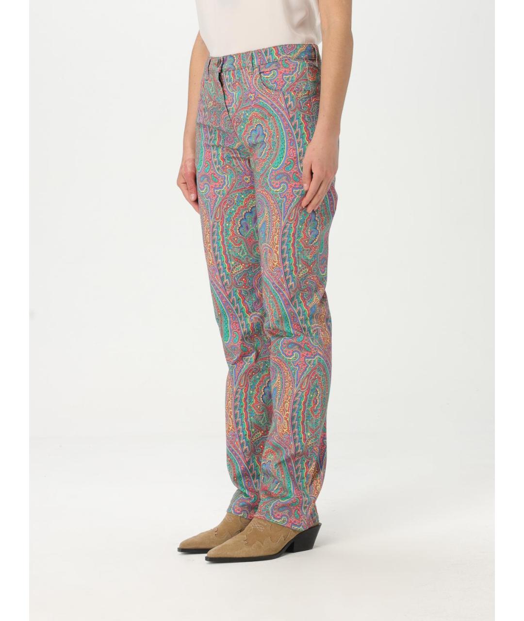 ETRO Мульти прямые джинсы, фото 5