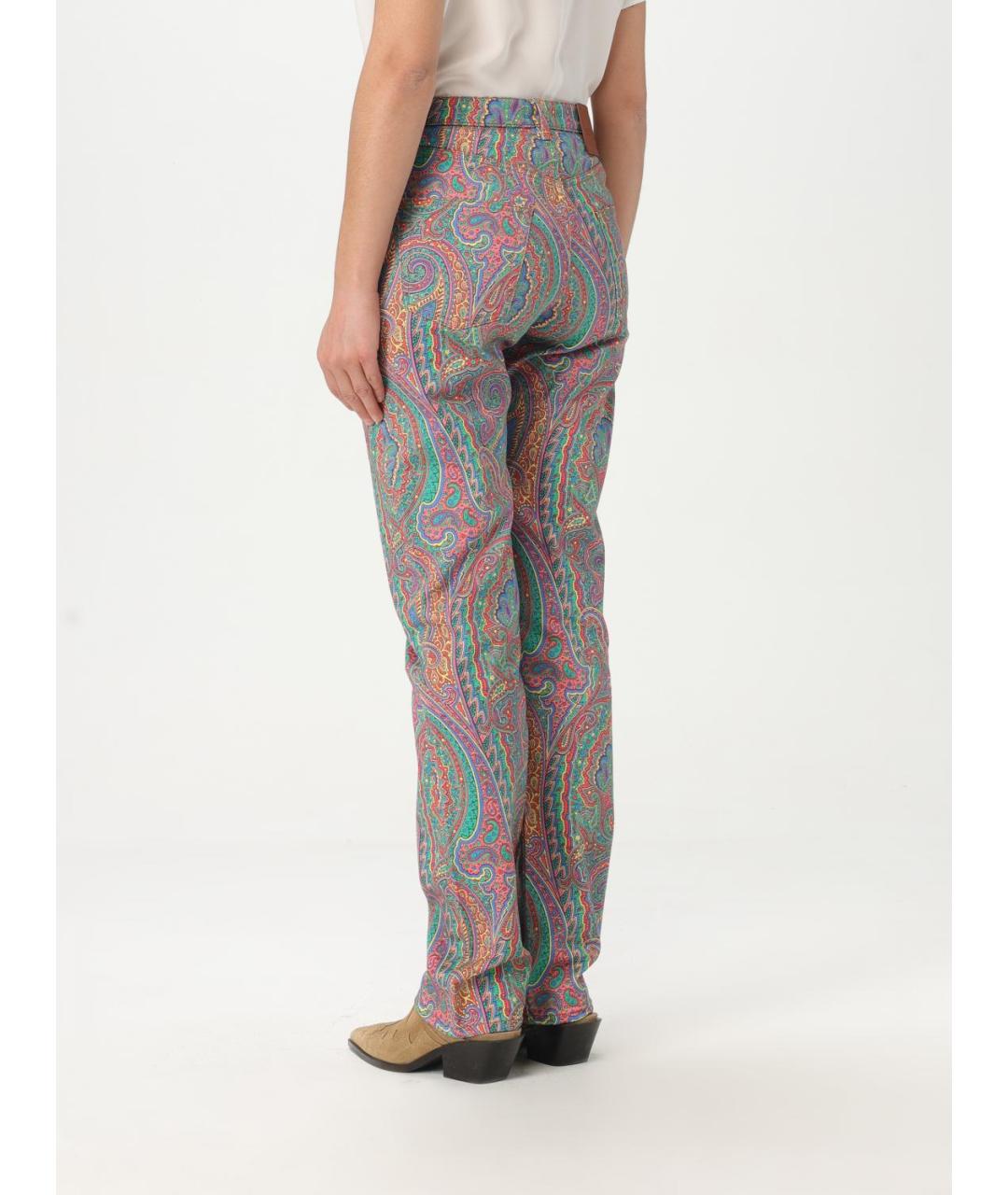 ETRO Мульти прямые джинсы, фото 4