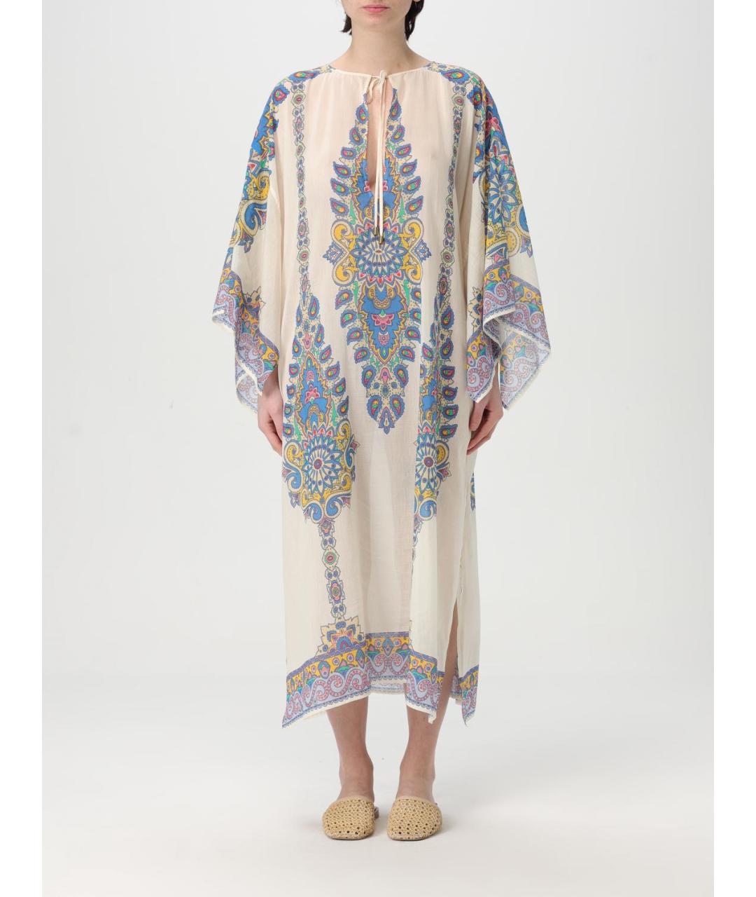 ETRO Мульти хлопковое повседневное платье, фото 2