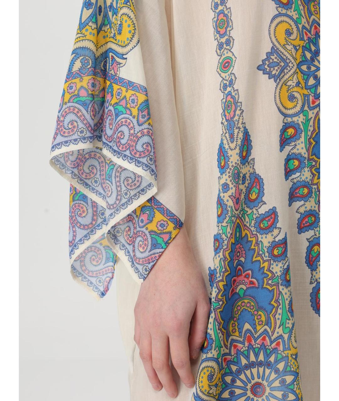ETRO Мульти хлопковое повседневное платье, фото 5