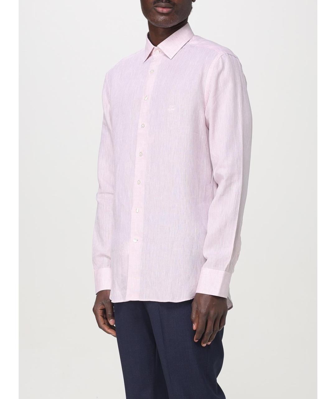ETRO Розовая кэжуал рубашка, фото 5