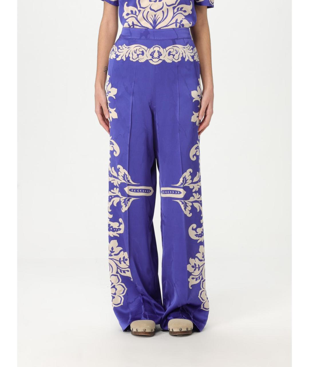 ETRO Фиолетовые прямые брюки, фото 2