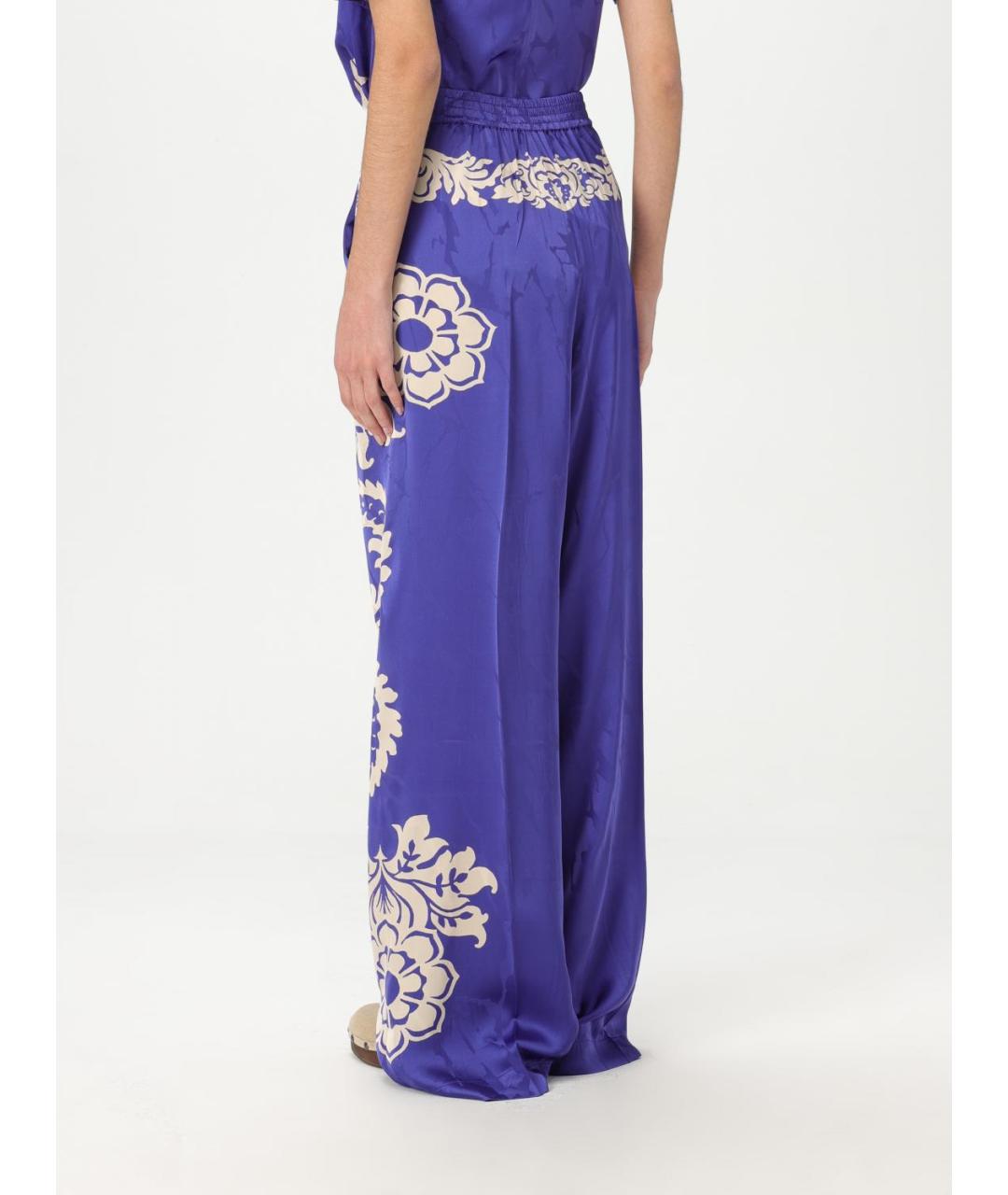 ETRO Фиолетовые прямые брюки, фото 4