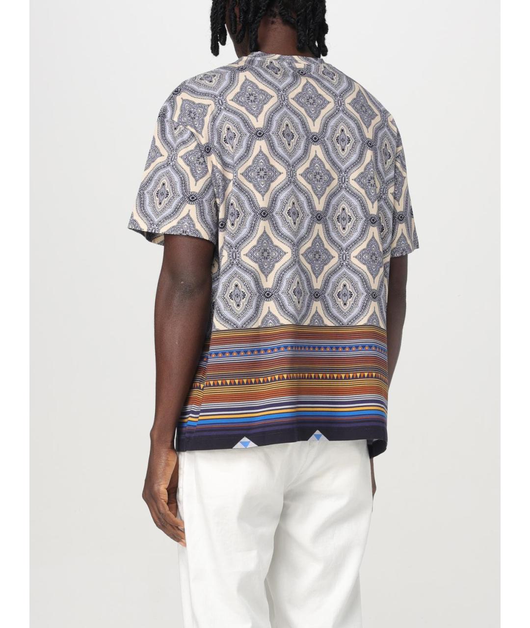 ETRO Мульти хлопковая футболка, фото 4