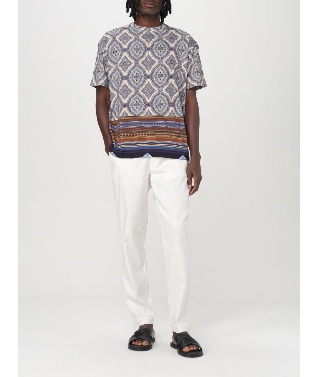 ETRO Мульти хлопковая футболка, фото 3