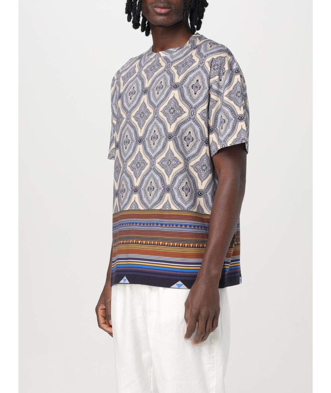 ETRO Мульти хлопковая футболка, фото 5