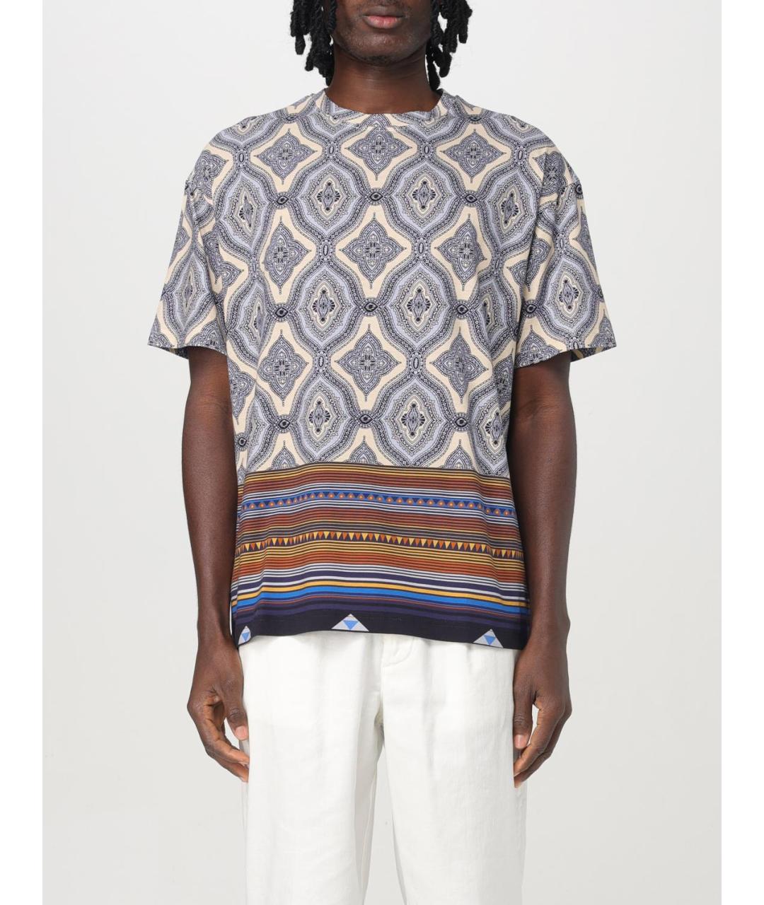 ETRO Мульти хлопковая футболка, фото 2
