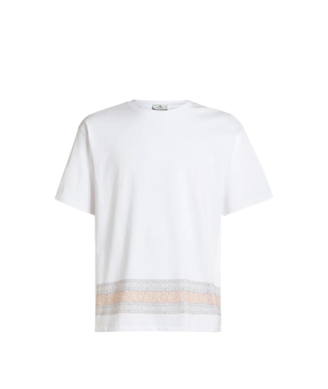 ETRO Белая хлопковая футболка, фото 1