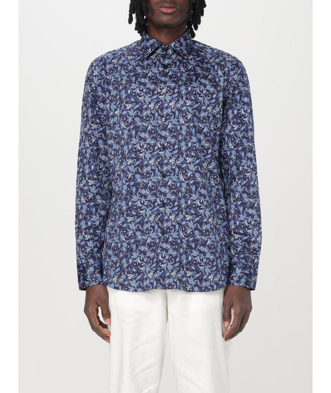 ETRO Синяя кэжуал рубашка, фото 6