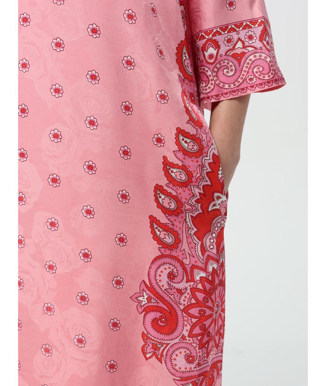 ETRO Розовое повседневное платье, фото 5