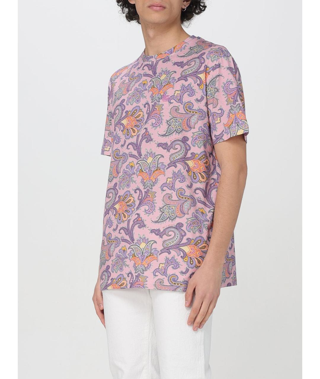 ETRO Розовая футболка, фото 5