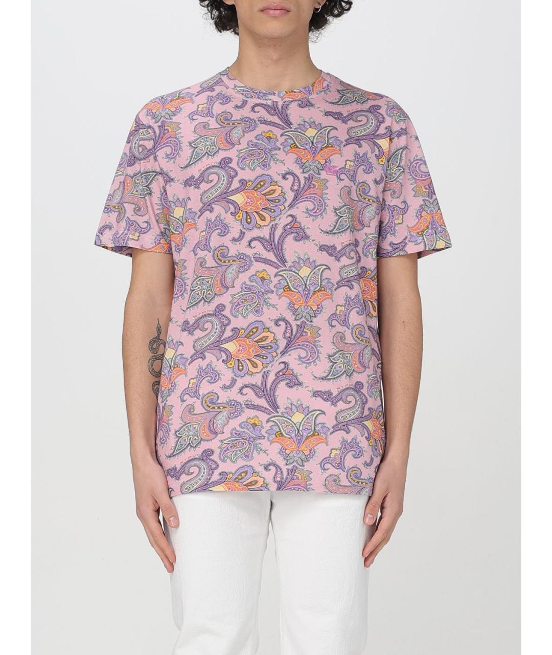 ETRO Розовая футболка, фото 2