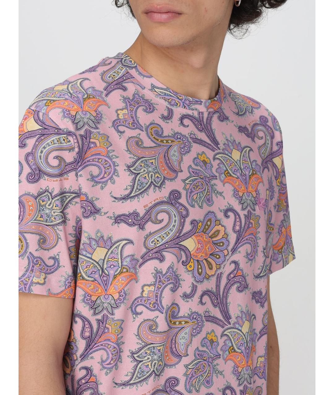 ETRO Розовая футболка, фото 6