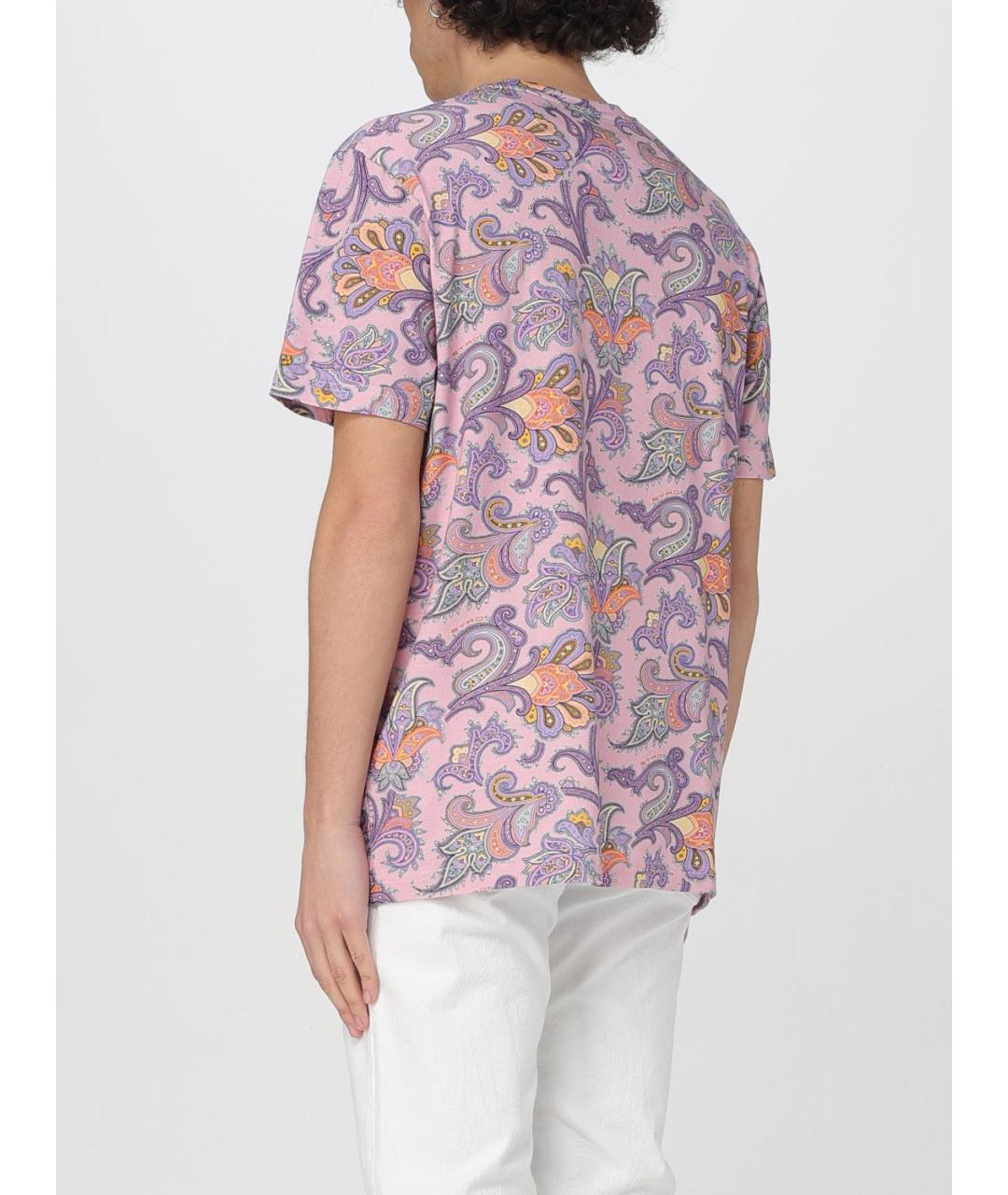 ETRO Розовая футболка, фото 4