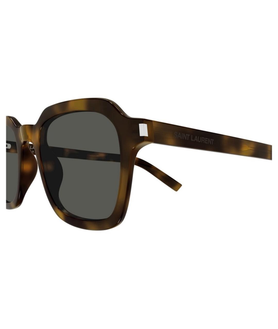 SAINT LAURENT Мульти пластиковые солнцезащитные очки, фото 3