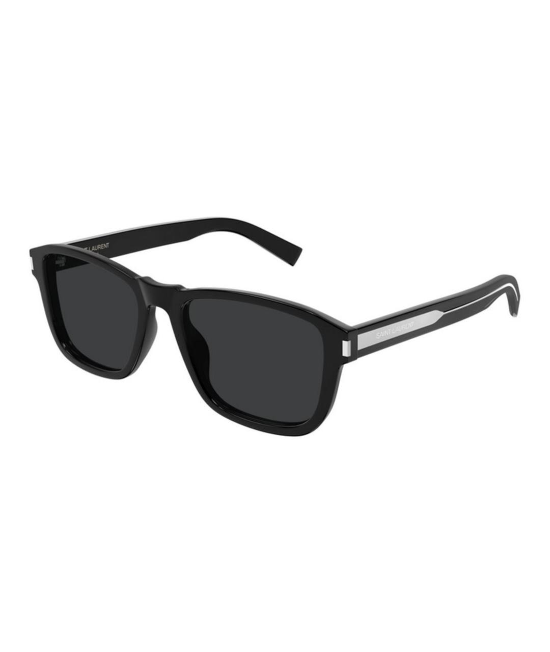 SAINT LAURENT Черные солнцезащитные очки, фото 1