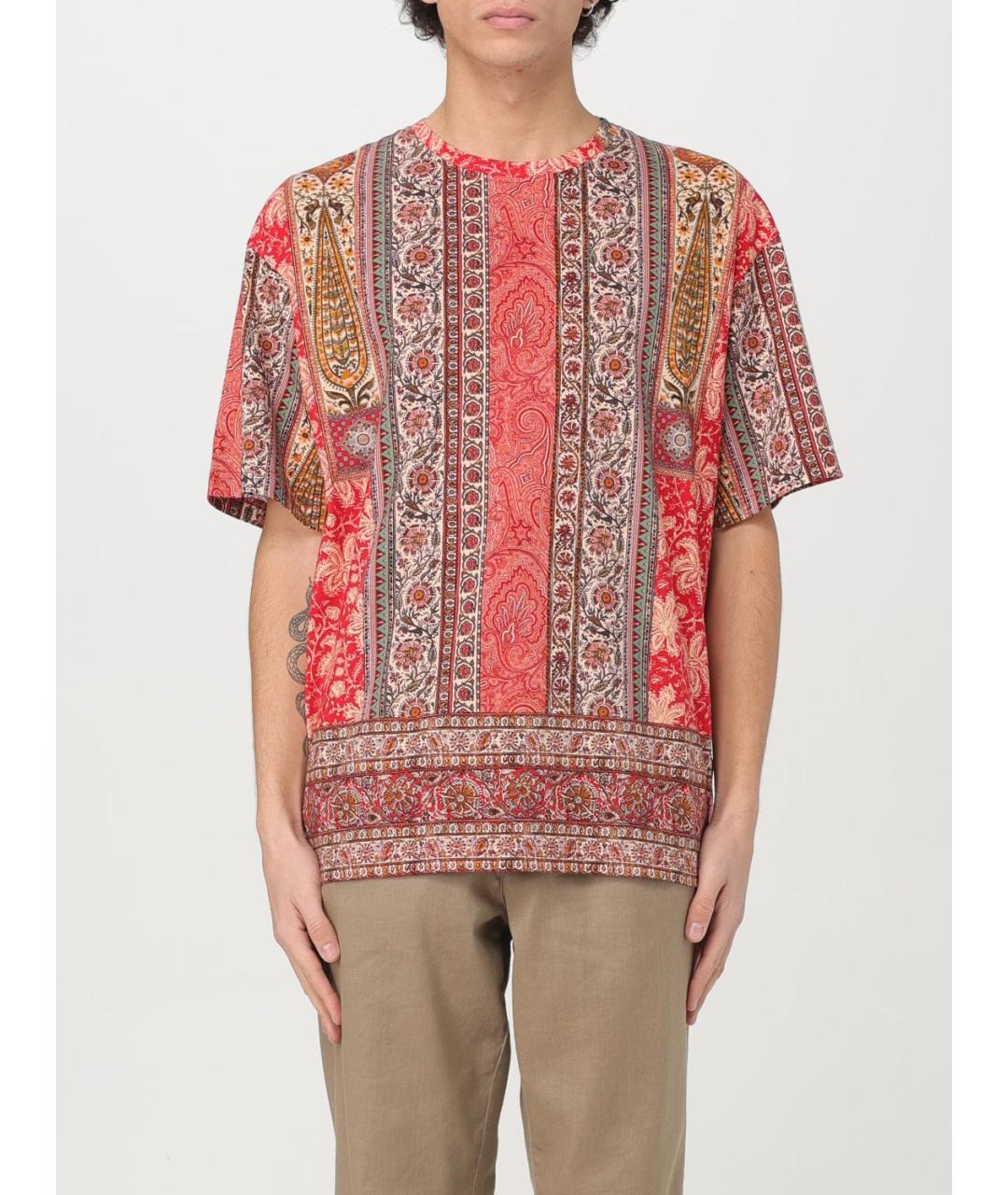 ETRO Мульти хлопковая футболка, фото 2