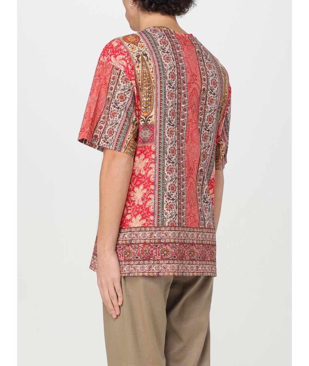 ETRO Мульти хлопковая футболка, фото 4