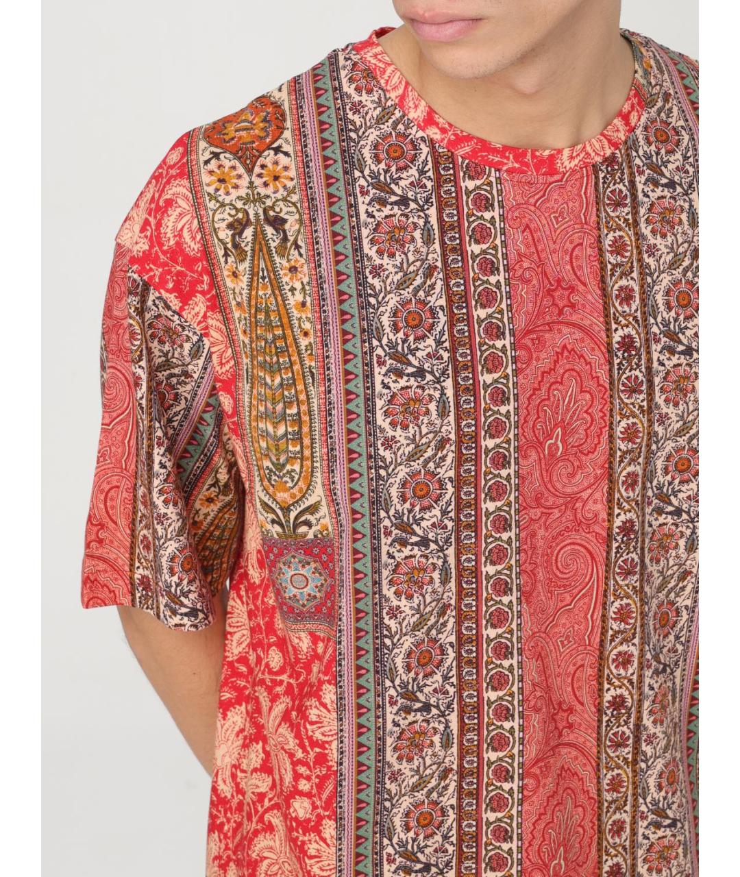 ETRO Мульти хлопковая футболка, фото 6