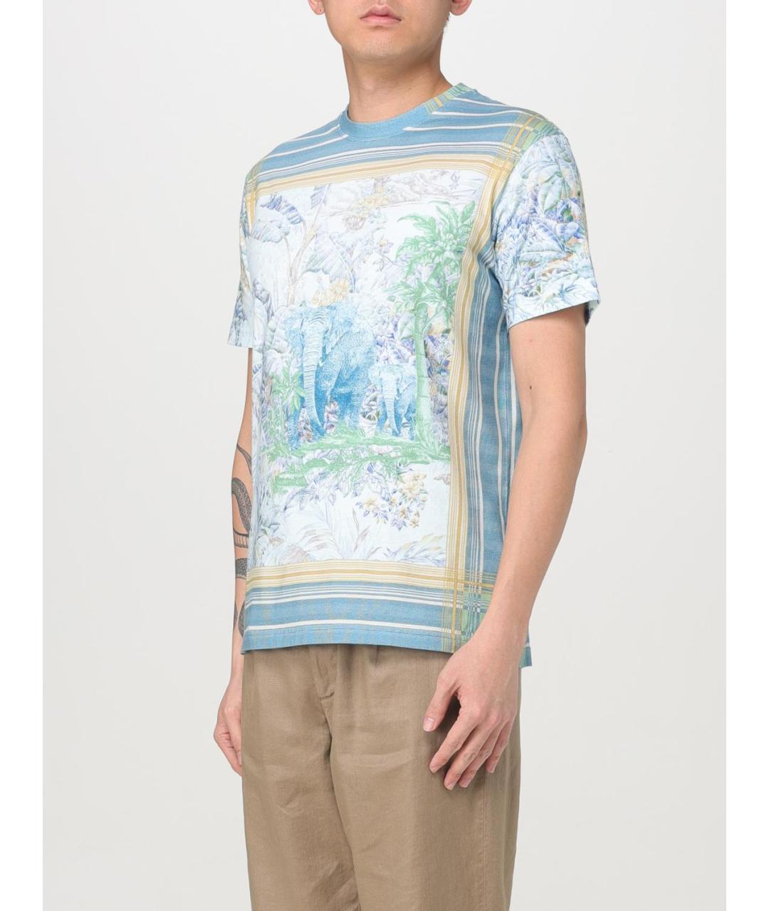 ETRO Мульти хлопковая футболка, фото 5