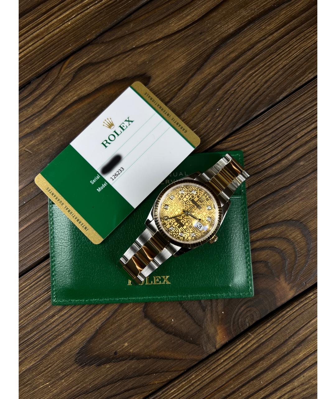ROLEX Часы из желтого золота, фото 2
