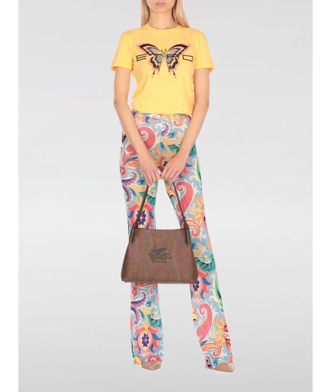 ETRO Желтая футболка, фото 3