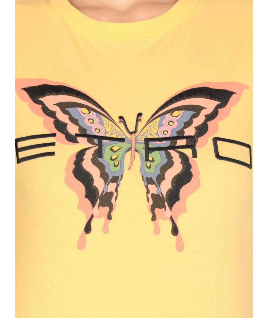 ETRO Желтая футболка, фото 5